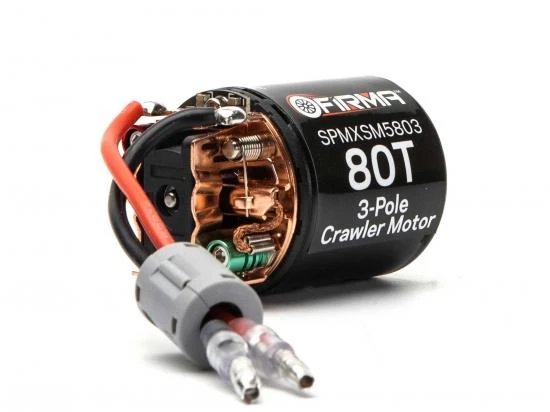Spektrum Firma 80T Rebuildable 3-Pole Brushed Crawler Motor 4 Spektrum Firma 80T Rebuildable 3-Pole Brushed Crawler Motor - Image 2