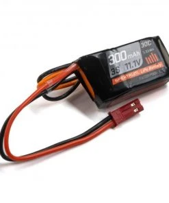 Spektrum 11.1V 300mAh 3S 30C LiPo Battery: JST