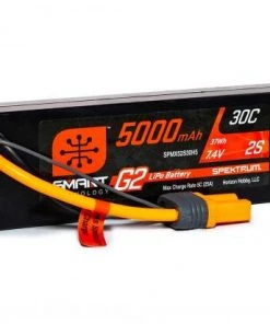 Spektrum 5000Mah 2S 7.4V Smart G2 30C IC5