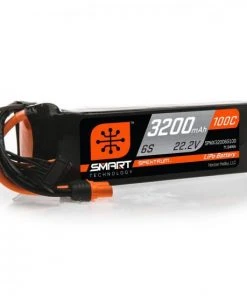Spektrum 3200mAh 6S 22.2V 100C Smart LiPo Battery IC5