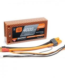 Spektrum Smart Shorty LiPo - 4000mAh 2S 7.6V HV 100C - 5mm Tubes