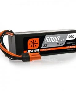 Spektrum 5000mAh 3S 11.1V 50C Smart LiPo Hardcase IC3