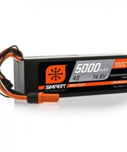 Spektrum 5000mAh 4S 14.8V 100C Smart LiPo Hardcase IC5