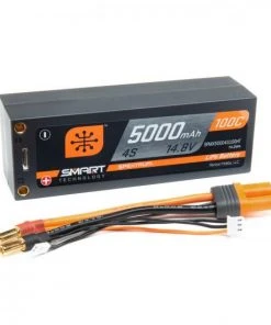 Spektrum Smart Shorty LiPo - 5000mAh 4S 14.8V 100C - 5mm Tubes ** CLEARANCE **