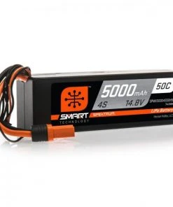 Spektrum 5000mAh 4S 14.8V 50C Smart LiPo Hardcase IC5
