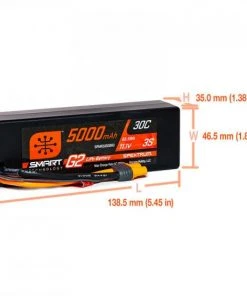 Spektrum 5000Mah 3S 11.1V Smart G2 30C IC3 -Spektrum Sales Shop SPMX53S30H3 1