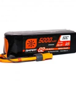 Spektrum 5000Mah 6S 22.2V Smart G2 50C IC5