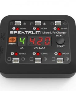 Spektrum Micro 6 Port DC/USB 1S LiPo Charger